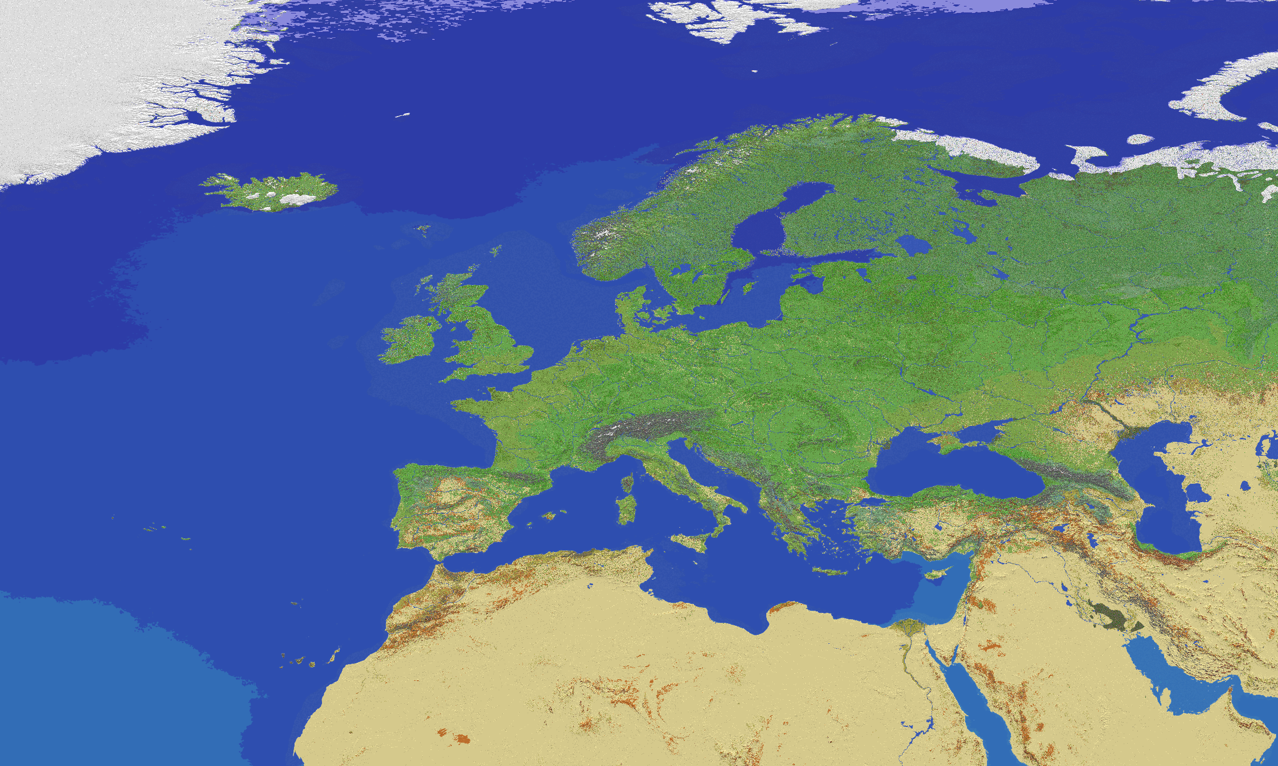 HBZ Earth map image